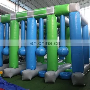Popular Inflatable Games China Floating Obstacle Course Bounce House With En14960/EN15649 thumbnail-6