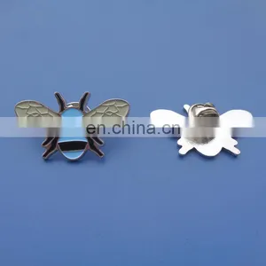 Colorful Bee Design Enamel Filling Metal Lapel Pin thumbnail-2