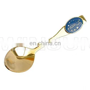 Promotional Custom Metal Red Handle Souvenir Spoon thumbnail-5