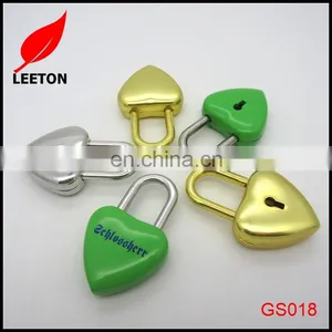 Colored Zinc Alloy Heart Padlock thumbnail-1