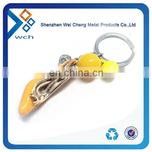 Fashionable Shoes Shaped Metal Keychains thumbnail-1