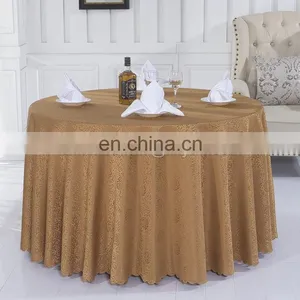 Free Shipping Coffee Jacquard Table Clothes,fancy Dinner Decorative Table Cover thumbnail-3
