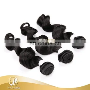 4a Virgin Indian Natural Sex Hair, Natural Wave Hair Extensions. thumbnail-2