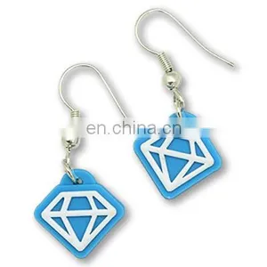 Wholesale Soft Pvc Fashion Earrings Without Ear Muff thumbnail-4