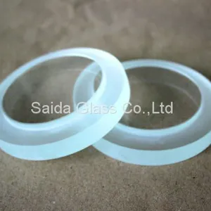 Ultra Clear Custom Borosilicate Glass Round for Lamp Lighting Glass Shade thumbnail-1