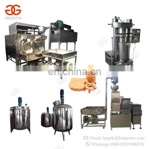 Continuous Automatic Groundnut Almond Pepper Paste Walnut Grinding Filling Machine Peanut Butter Production Line thumbnail-2