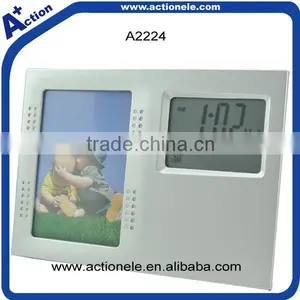 Low Price Photo Frame Digital Time Alarm Clock thumbnail-1