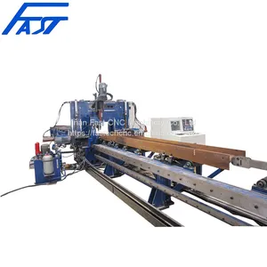 3 Spindle CNC Drilling Line for Profiles and Beams,Structural Steel Beam Drilling Machine (Drill Line) thumbnail-2