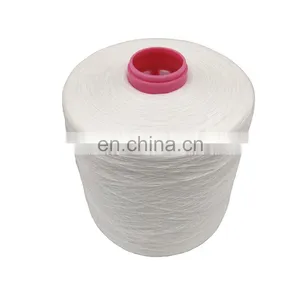 High Tenacity Raw White Sewing Thread Dyeing Tube Poly Poly Core Spun Sewing Thread Manufacture thumbnail-1