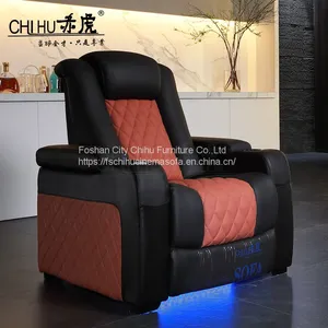 Popular Recliner Chair Modern Design Adjustable Headrest Single Private Cinema Seats thumbnail-3