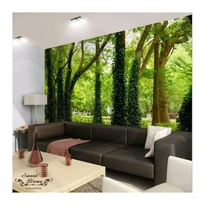 Customized Real Production Wall Mural 3D 5D 8D 16D Embossed Wall Decoration For Home Tv Background Dropshipping thumbnail-3