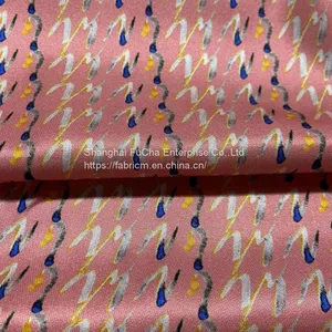 Factory Direct Own Design Custom Digital Printing Quality Satin Fabric 100 Polyester thumbnail-2