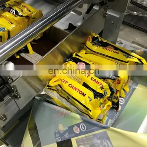 Cake Wafer Cracker HFFS Multipack Small Pouch Into Plastic Bag Automatic Feeding Packing System thumbnail-1