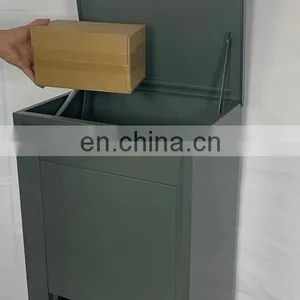 Wholesale Custom Outdoor Steel Metal Parcel Post Letter Mail Drop Delivery Box thumbnail-4