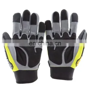 Factory Cheap TPR Industrial Cut Resistant Protective Hand Safety Impact Working Mechanic Gloves thumbnail-4
