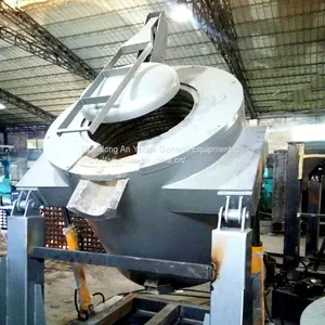 Small Electric Crucible Aluminum Copper Melting Furnace thumbnail-5