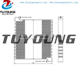 TUYOUNG HY-CN132 Auto A/c Condenser Fit for Volvo Truck VOE11007249 VOE11007721 VOE11058300 11007249 11007721 11058300 Size 510* 575* 65 mm thumbnail-1