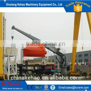Kcrane Slewing Davit Arm and Crane for Sale thumbnail-2