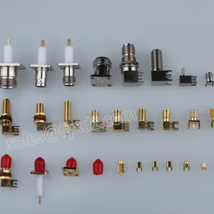 SMA Female PCB Panel Edge Mount Connector Straight Solder RF Coaxial Adapter thumbnail-4