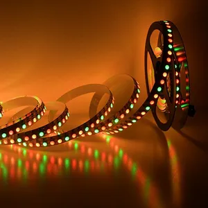 Newest 12V LC8816E Addressable RGBW SK6812 60LEDs/m 120LEDs/m LC8816E Digital Pixel WS2812b RGBW LED Strip thumbnail-1