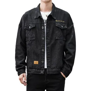 Wind Denim Men's Casual Hooded Men's Long Sleeve Medium Long Jacket In Stock Coat thumbnail-1