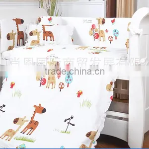 8pcs Pure Color Baby Bedding Set/embroidery Baby Bedding Set thumbnail-4