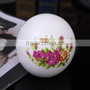 Originality Ceramic Ashtray Pink Flower Porcelain Smoking Set Desk Display thumbnail-4
