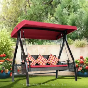 Luxury Three Seater Red Bean Swing Hanging Chair thumbnail-1