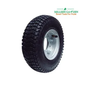 4.10/3.50-5 Black Tire Pneumatic Tyre Mobility Power Wheelchair Garden Trolley Cart thumbnail-3