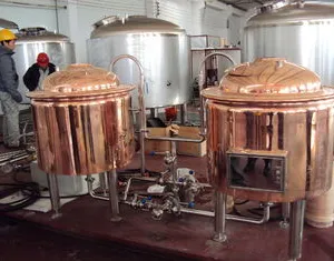 4BBL 2-Vessel Direct Fire Heating Nano Brewery System With Full Automatic Control thumbnail-3
