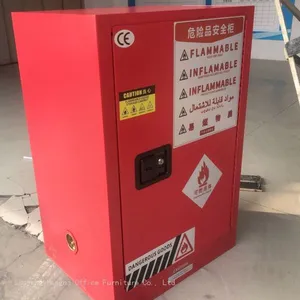 22 Gallon Flammable Storage Cabinet for Auto Repair Shop & Garage - Yellow Steel Fuel & Solvent Safety Cabinet thumbnail-4