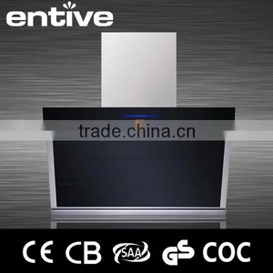 90cm New Design Kitchen Black Glass Range Hood thumbnail-1