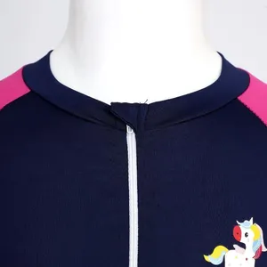 3-14 Girls Fashion One Piece Rash Guard Swimsuit Full Body Sport Beach Bathing Suit Custom Swimwear With Logo Swimming Vacation thumbnail-5
