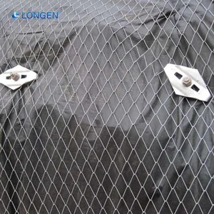 Rockfall Netting G80 4 1770Mpa High Tensile Strength Rockfall Netting Galvanized Wire Mesh for Railway Slope Stabilization thumbnail-1