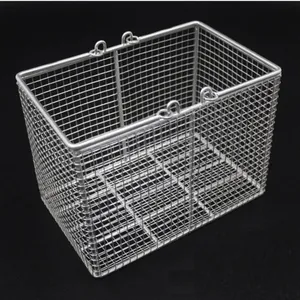 Electropolished Stainless Steel Wire Basket 0.8mm Wire Diameter 2mm Mesh for Lab Use thumbnail-4
