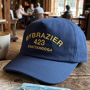 Wholesale High Quality Custom 6 Panel Baseball Cap With Logo Professional Custom Embroidery for Men thumbnail-3