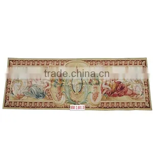 100% Wool French Handmade Aubusson Carpet thumbnail-1