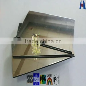 Mirrored External Wall Finishing Wall Building Acp Panels thumbnail-1