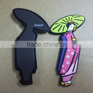 Round Tourist High Quality 3D Soft PVC Fridge Magnet for Souvenir thumbnail-4
