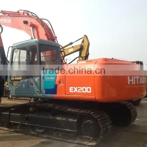 Used Excavator Hitachi Crawler Digger Ex200-3 Excavator With Hammer thumbnail-1