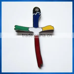 Multi-Colored Cross Pendant,Crucifix thumbnail-1