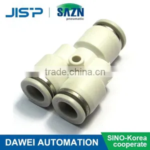 One Touch Tube Fitting Three Way Push in Tube Fittings thumbnail-1