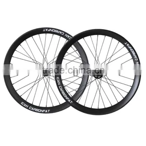 2016 ICAN BIKE 26er 32/32h Fat Bike Carbon Wheels Snow Bicycle 65mm Wide Hookless Bulk Bike Parts FW65-TL thumbnail-1