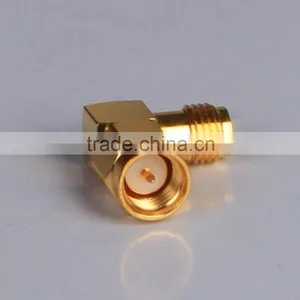 SMA Right Angle Male and Female Electrical Brass Connector thumbnail-1
