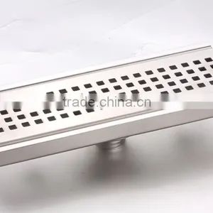 Audemar 2MM Thickness 300mm Lengh Stainless Steel Floor Shower Drain For Wet Areas thumbnail-1