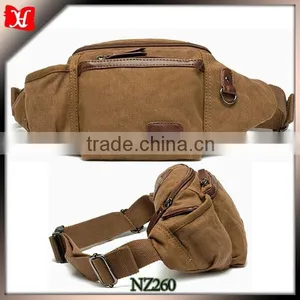 New Canvas Outdoor Sports Waist Pocket Casual Shoulder Belt Bag Purse Wallet thumbnail-1