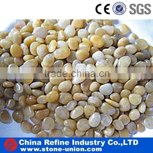 Polished Yellow River Pebble thumbnail-1