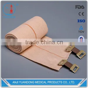 YD30017 Factory High Quality Ventilated Soft Washable Plain Surgical High Elastic Bandage(pink Bandage) thumbnail-1