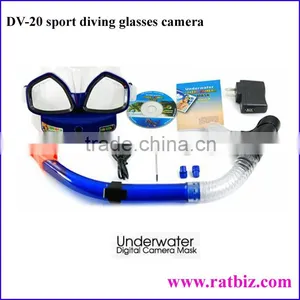 Sport Glasses Diving Cameras Underwater 30M Waterproof HD 1280*720P Action DV Camera Video Diving Scuba Mask DV-20 thumbnail-4
