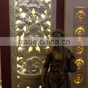 Artificial Sandstone Lighted Pillar thumbnail-2